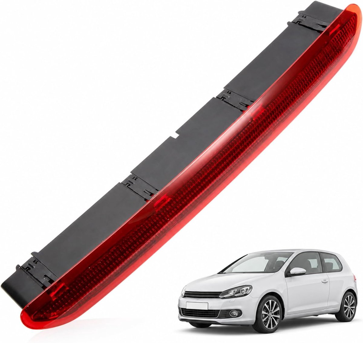 KASturbo Third brake light brake light for Skoda SEAT Golf Polo Tiguan tailgate red 5G0945087B 5K0945087B - ShopVlot