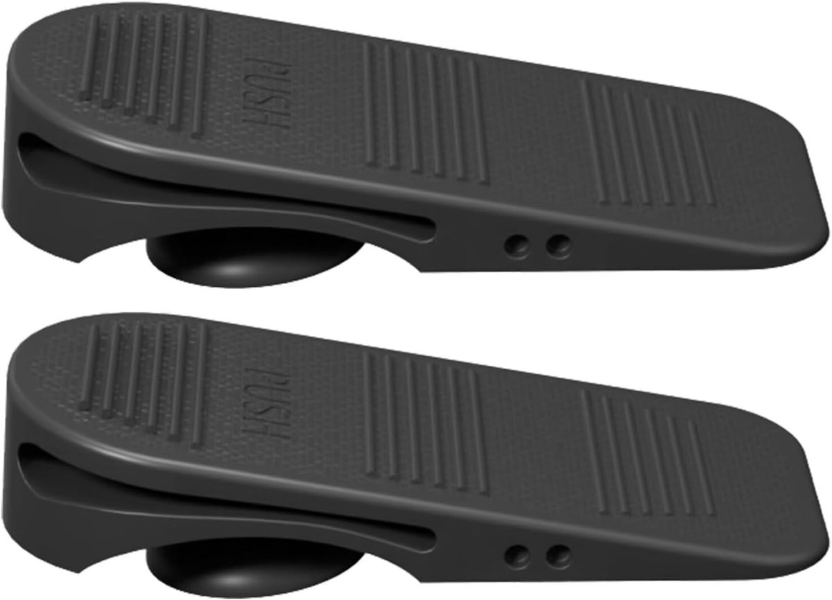 Door Stopper, 2 Pieces Rubber Door Stopper Bottom with Suction Cups, Scratch-Resistant Non-Slip Door Wedge Non-Toxic - ShopVlot