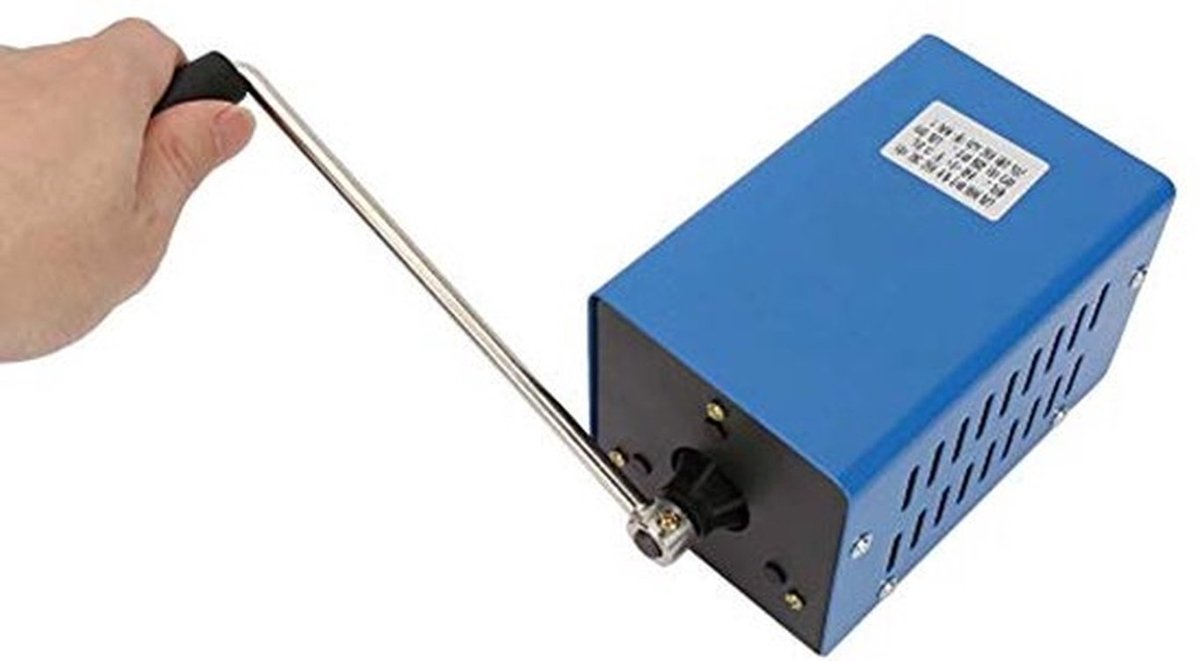 Krukasgenerator - Krachtige USB-nooddynamo voor veldactiviteiten