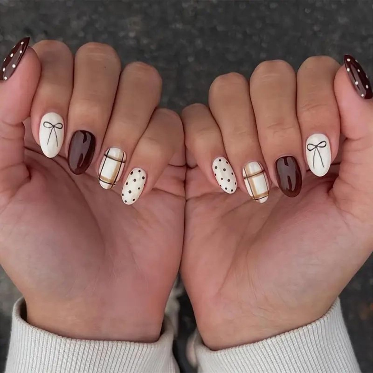 Solidchoice - 24 Stuks Druknagels voor DIY Manicure