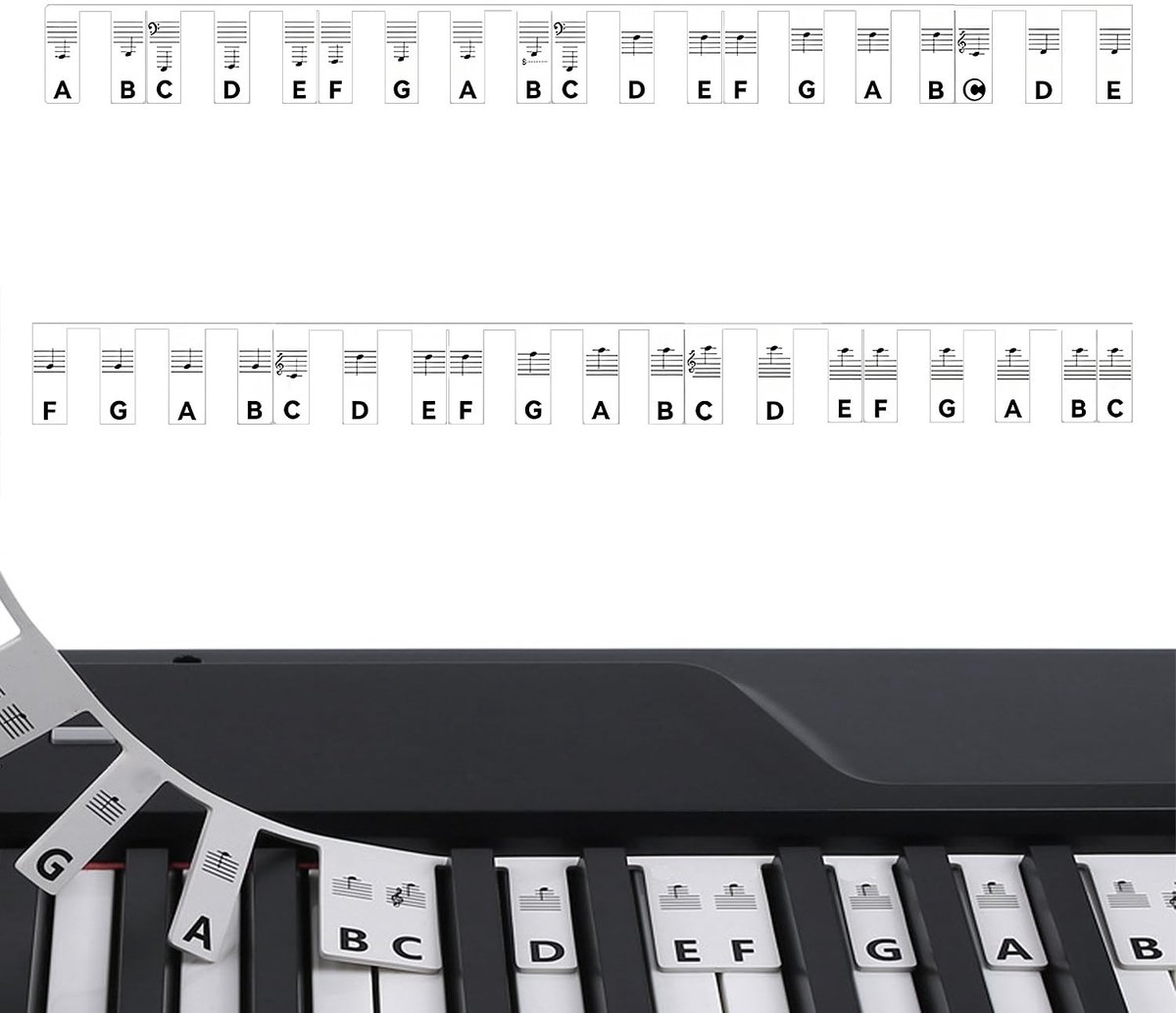 Solidchoice - Piano Gids voor Beginners met 88 Sleutels