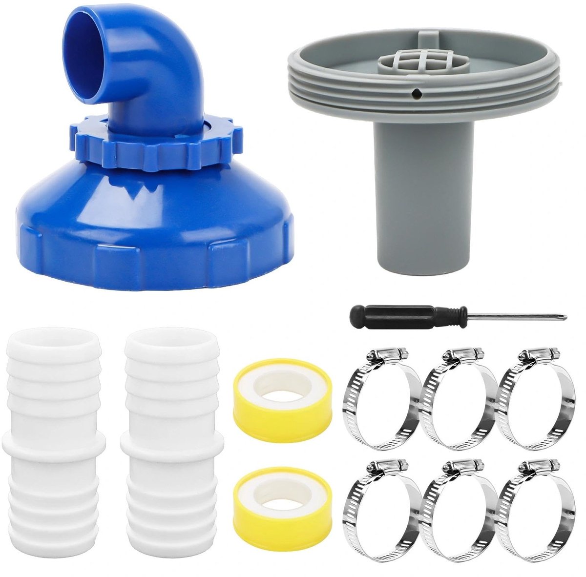 Solidchoice - 360° Draaibaar Zwembadinlaatmondstuk voor Efficiënte Watercirculatie