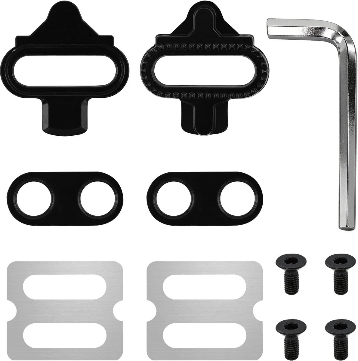 SPD Cleats SH51 - CrMo staal - 12° Float - Perfecte pasvorm voor MTB en indoor fietsen - ShopVlot