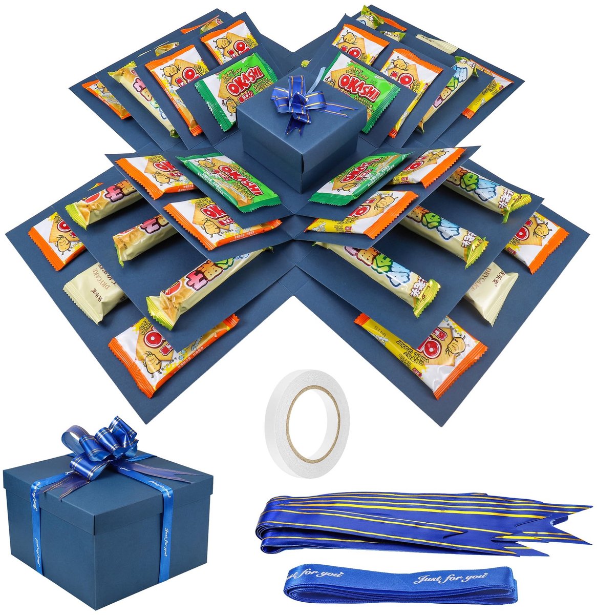 Solidchoice - Creatieve Snack Explosie Cadeaubox met 5 Lagen