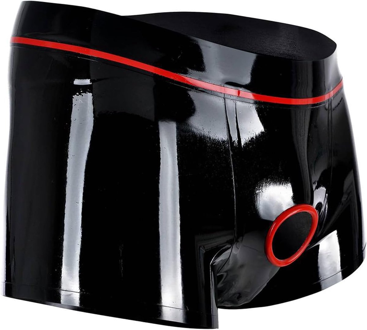 Latex Boxershorts voor Mannen - Open Gaten - Natuurrubber Ondergoed - Ideaal voor Cosplay - ShopVlot