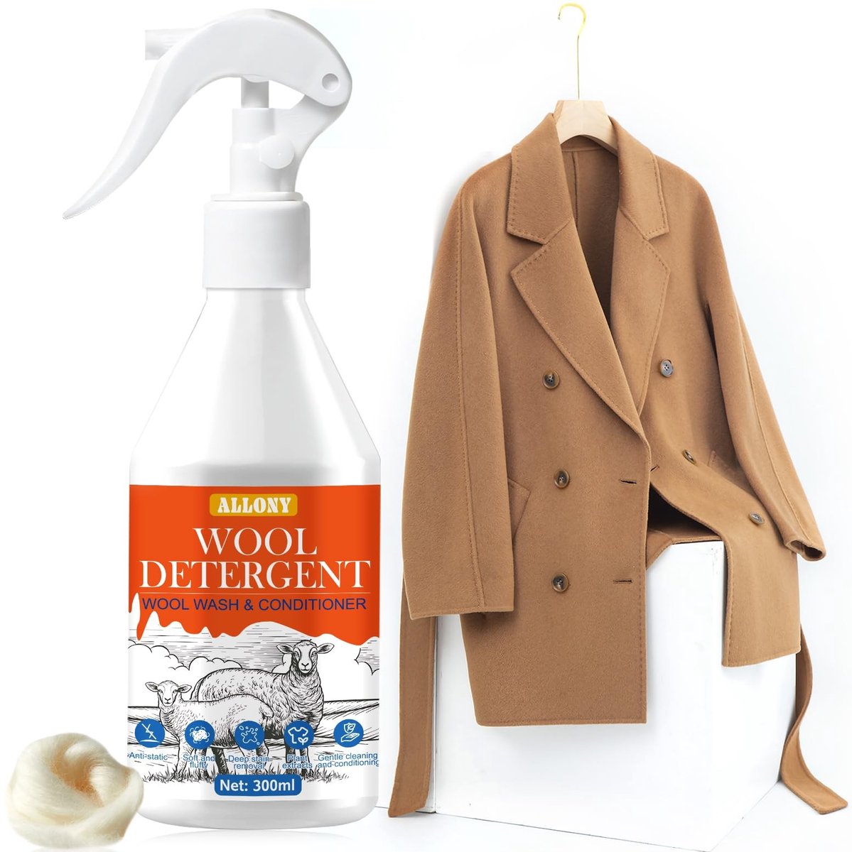 Solidchoice - Wolwasmiddel voor Zachte en Soepele Kleding