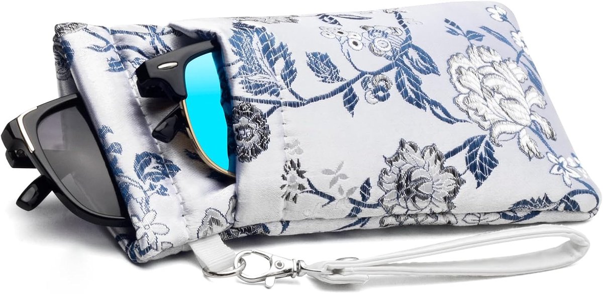 Brillendoos voor 2 Zonnebrillen - Dubbel met Snap Sluiting - Unisex Zonnebrillenkoker - Ideaal voor Bescherming - ShopVlot