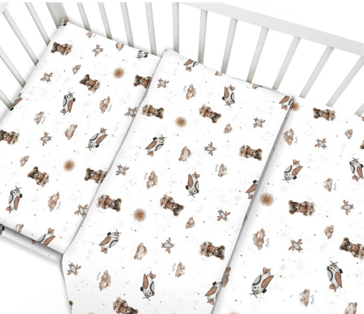 Peuter Dekbedovertrek Teddy Dreams Beige 120 x 150 cm