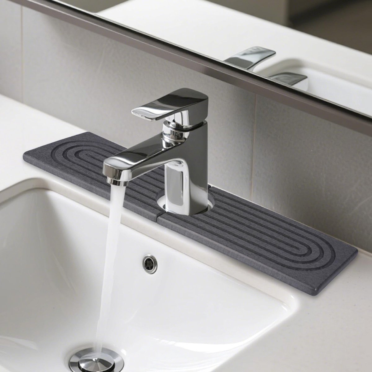 Solidchoice - Diatomiet Faucet Mat 40x10cm Sneldrogend