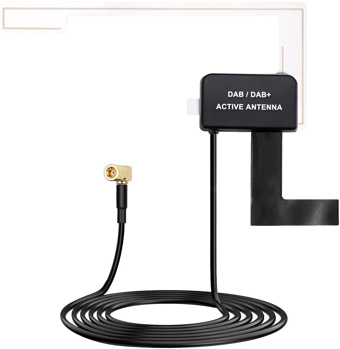 Solidchoice - Versterkte DAB Autoantenne met Stabiele Ontvangst
