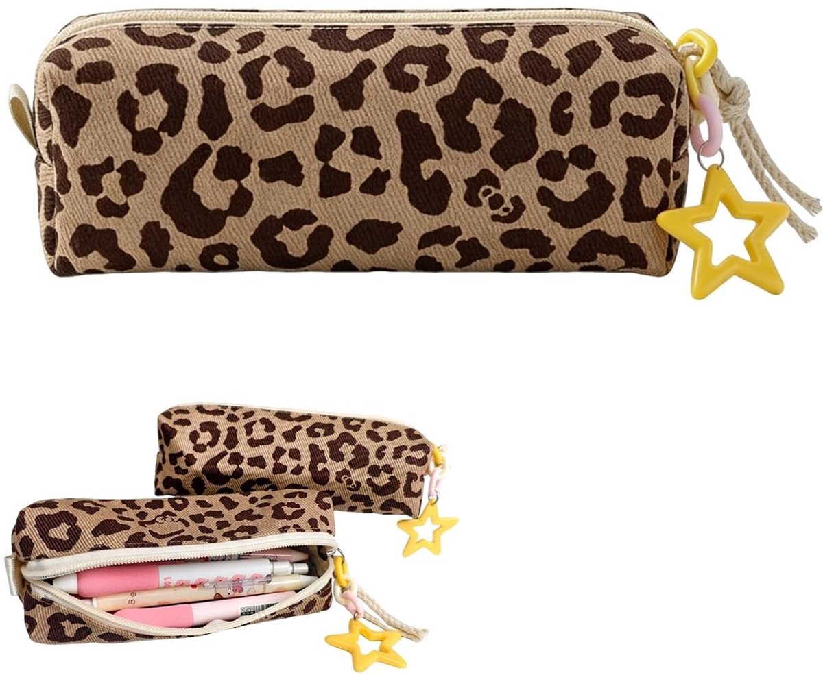 Solidchoice - Esthetische Clutch met Luipaardpatroon voor Dames