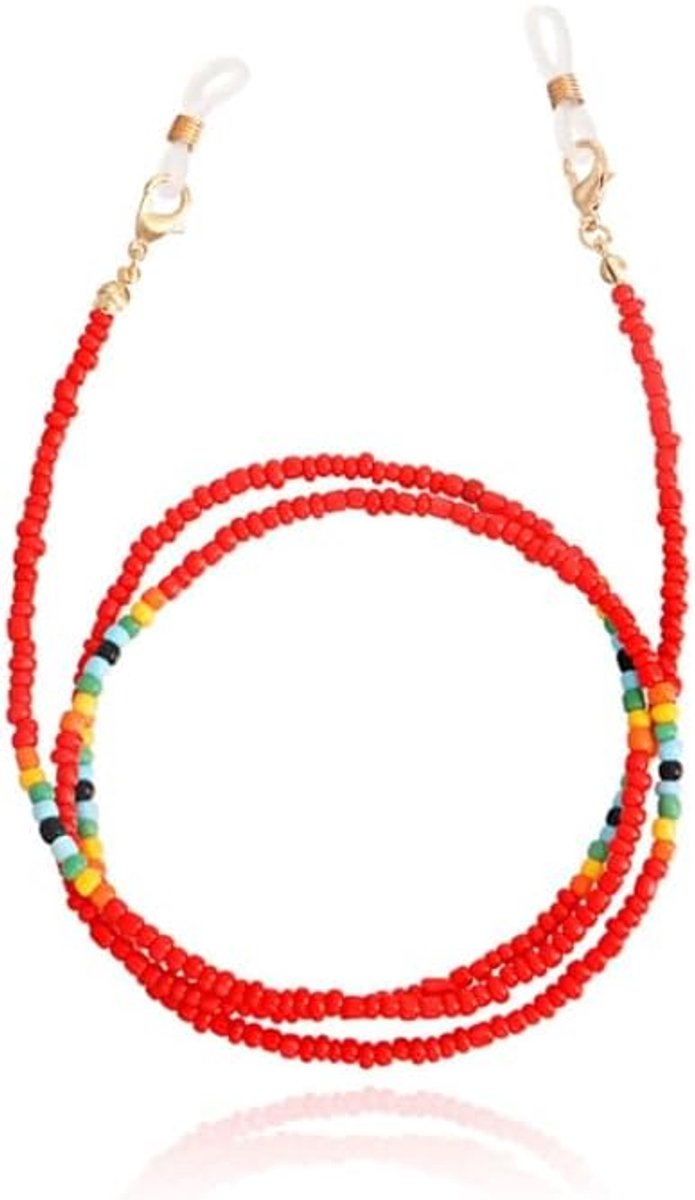Bohemian Cord for Sunglasses or Reading Glasses, Red - ShopVlot