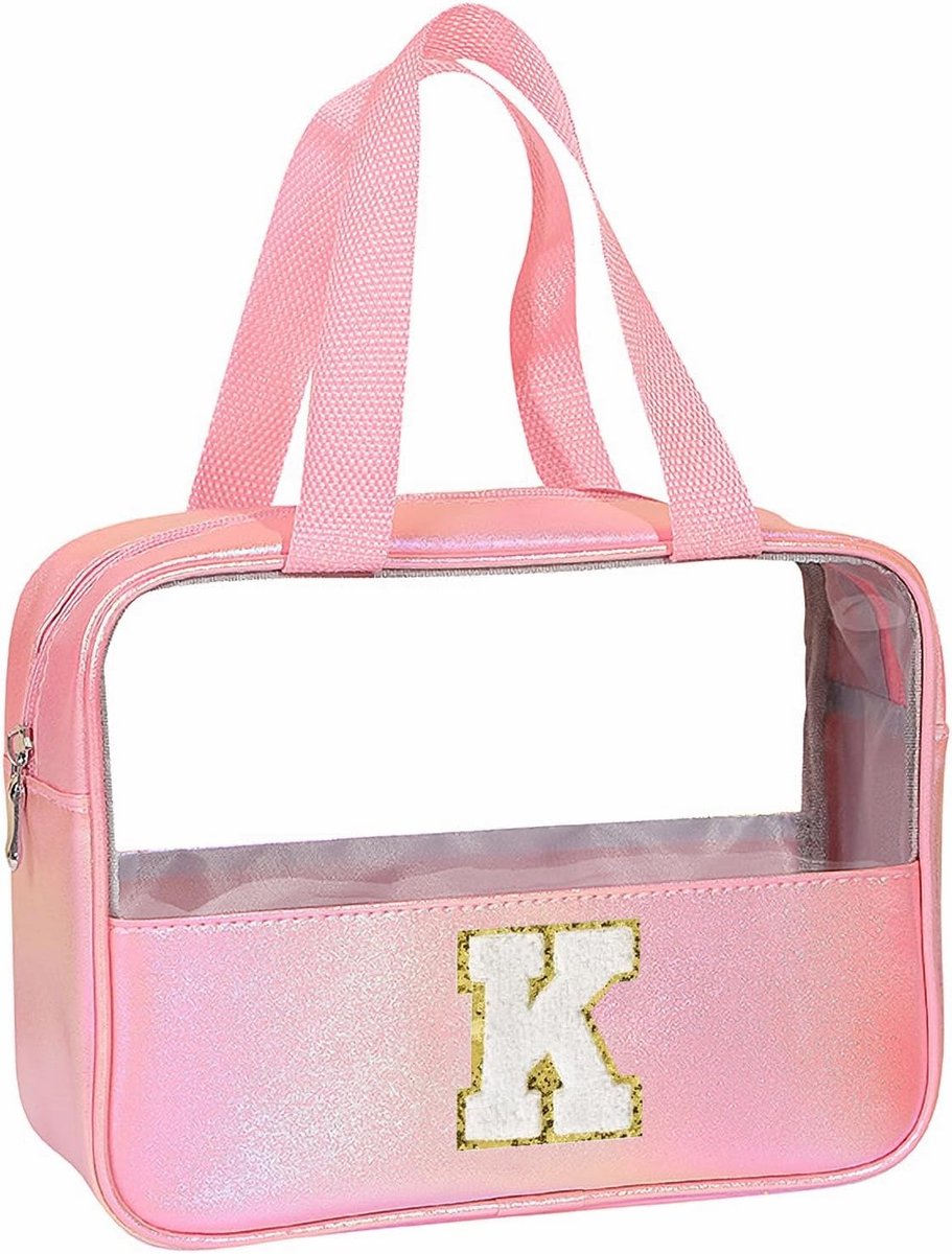 Transparante make-uptas, dames make-uptas, waterdichte toilettas, transparante make-uptas voor reizen en dagelijks - ShopVlot