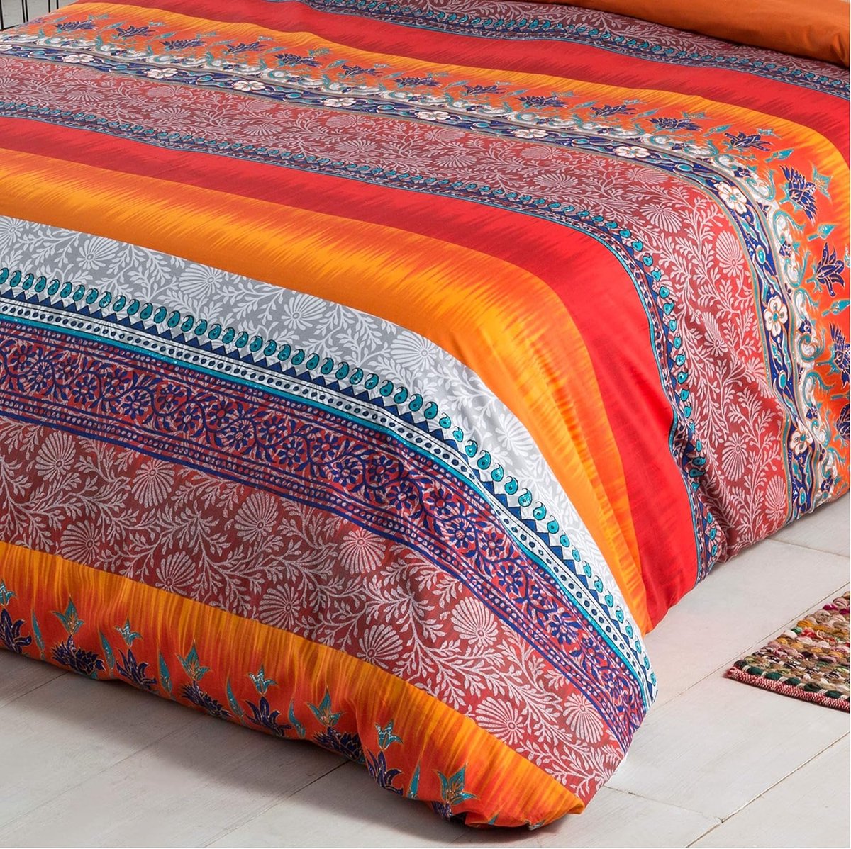 Duvet cover Indi II (140 x 220 cm) + 1 pillowcase (63 x 63 cm) 100% cotton - ShopVlot
