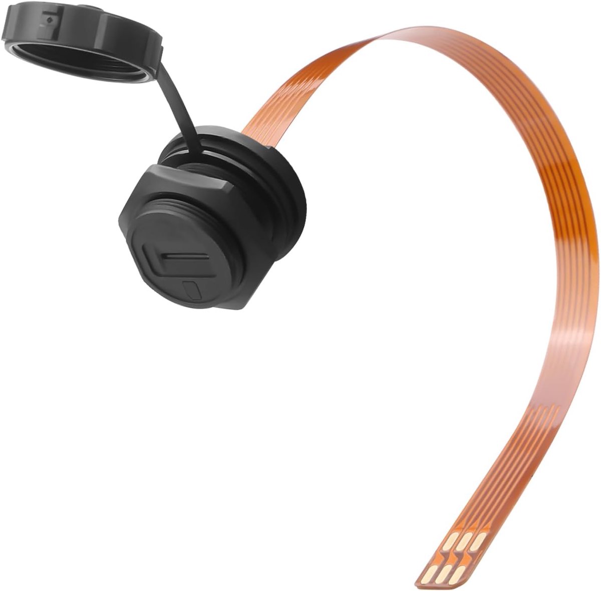 QIANRENON Nano simkaart schroefdraad vaste waterdichte aansluiting korte kabel nano simkaart bulkhead montage FPC - ShopVlot