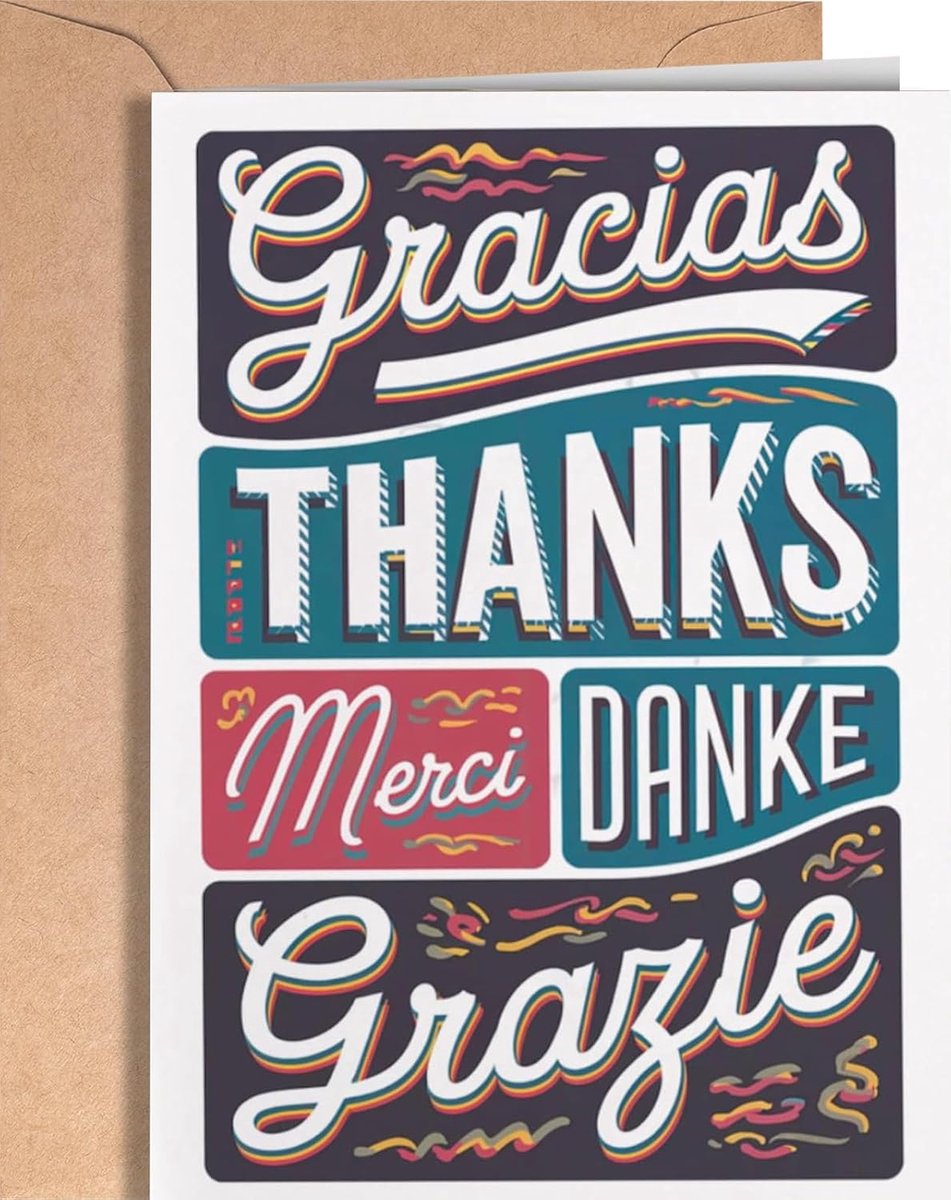 Thank you card - thank you cards for teachers or teachers - original thank you card - thank you card - ShopVlot