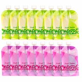 Consumerce® Herbruikbare Knijpzakjes - 16 Stuks - BPA-vrij - 180ml - Babyvoeding - Knijpfruit