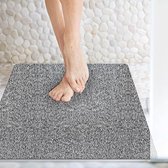 PromoHome Antislip Douchemat 80x80 cm - Schimmelwerend - Badmat met Afvoergaten - Zacht en Comfortabel - Voor Bad en Douche