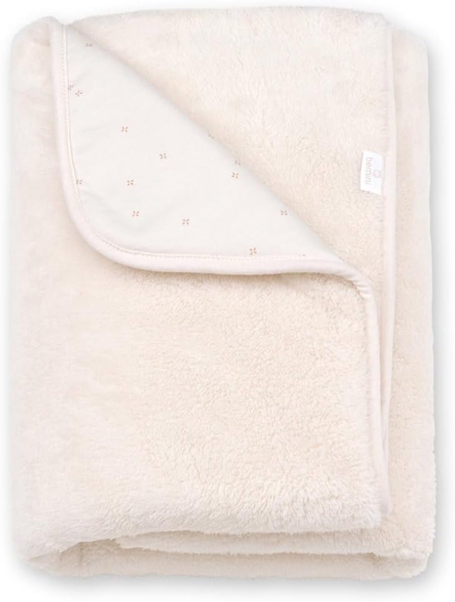 BEMINI Blanket Pady jersey + softy tog 3 ivory - ShopVlot