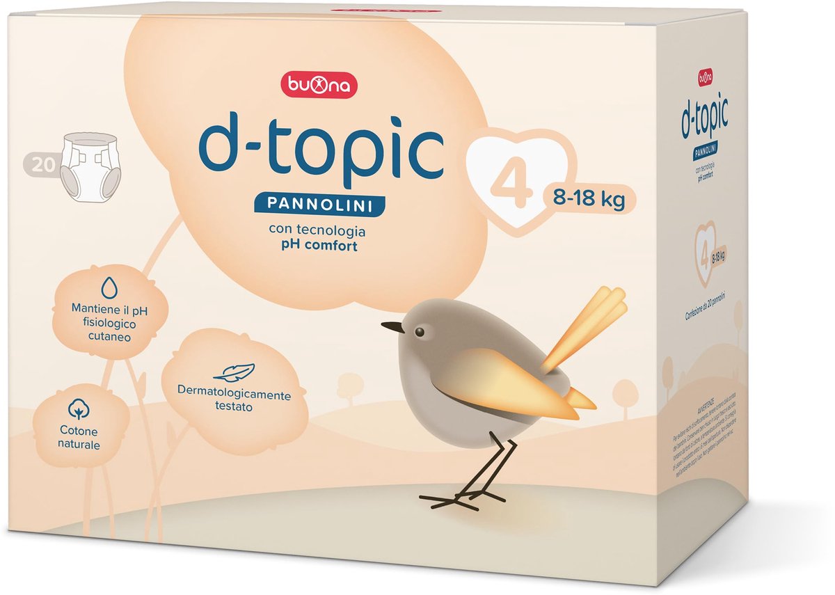d-topic luier maat 4 - ShopVlot
