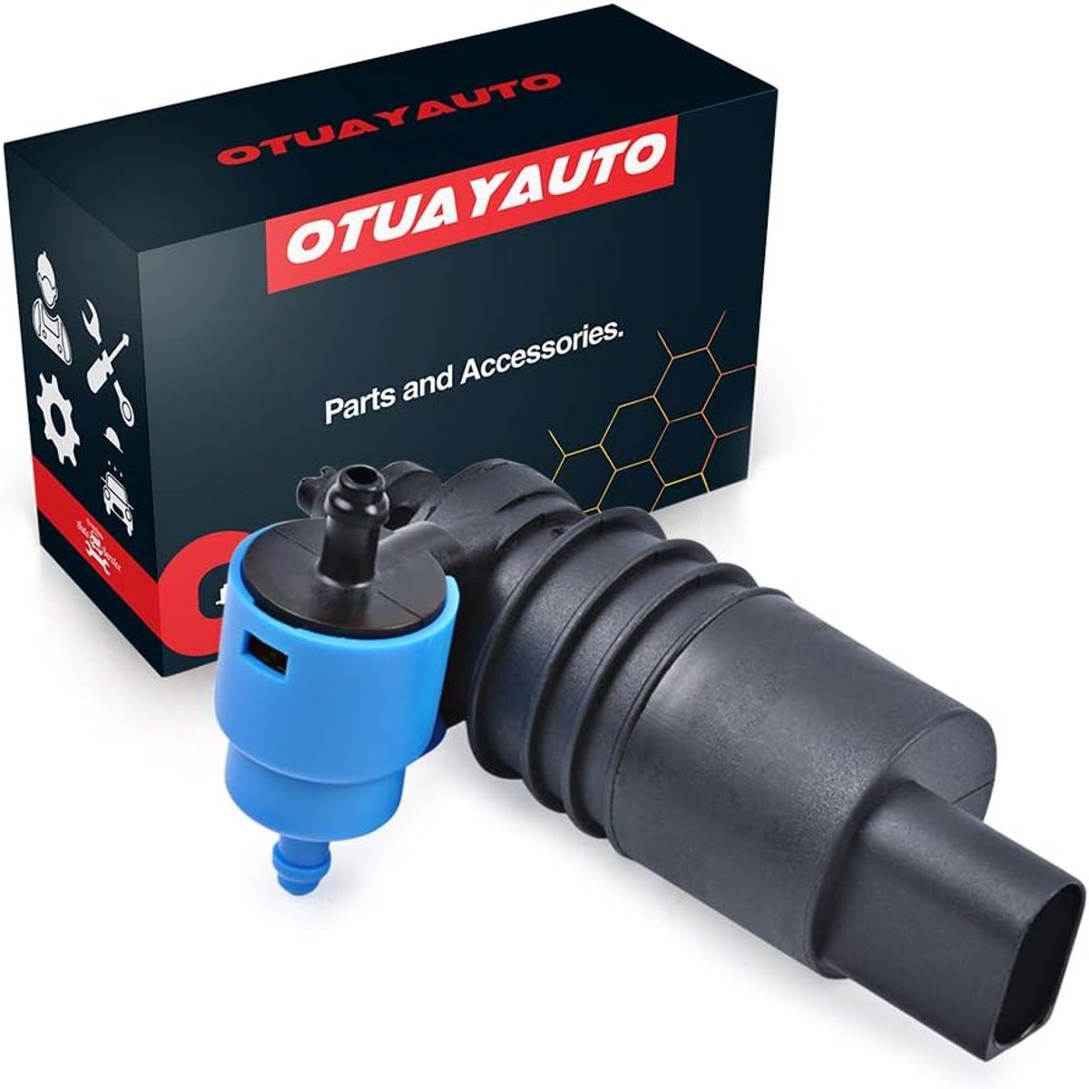OTUAYAUTO Windshield Washer Pump for Jeep, Dodge, Chrysler, Volkswagen, Audi, BMW, Chevrolet, Ford - ShopVlot