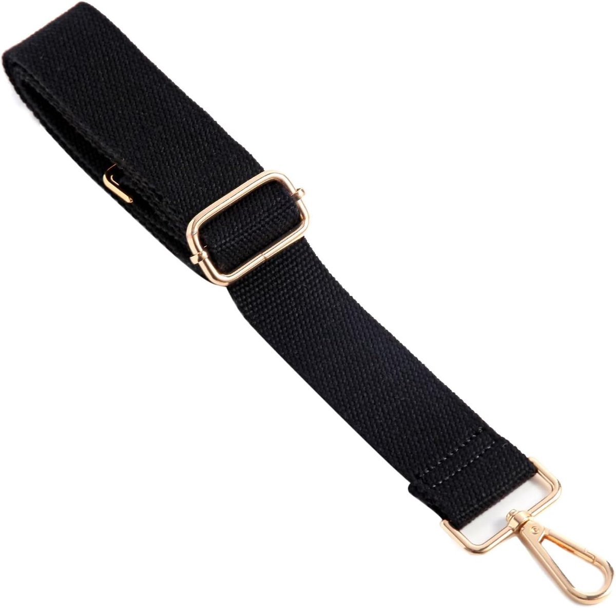 Black Bag Strap, 3.8 cm Wide, Bag Strap for Change, Shoulder Strap, Shoulder Strap for Bags, Carrying Strap, Handbags - ShopVlot