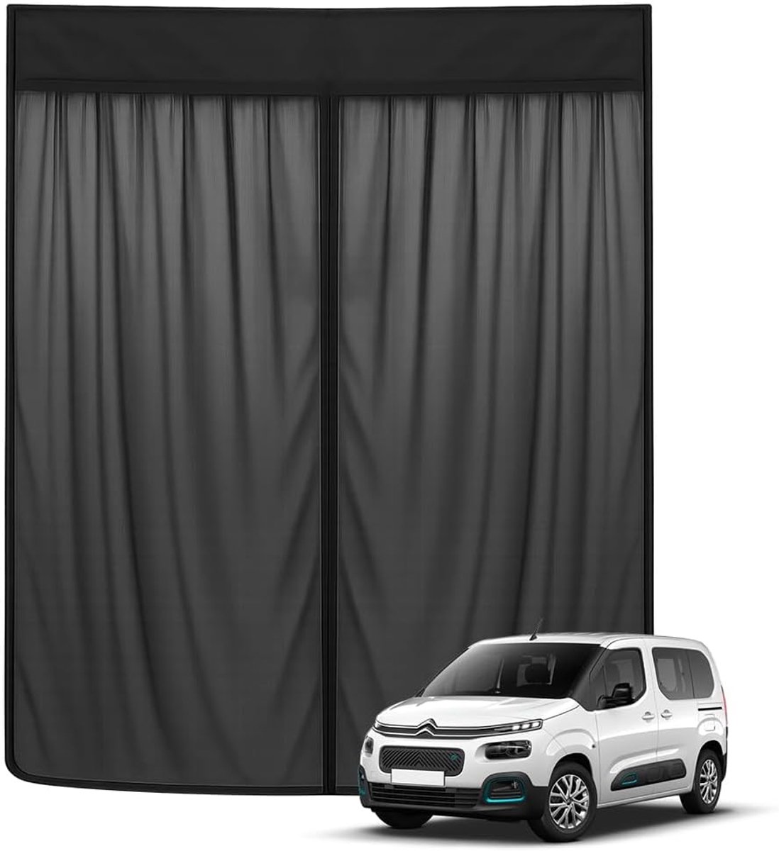 Fly Screen Compatible with Citroen Berlingo >2018 Sliding Door, Magnetic Mosquito Net Sun Protection Shade Net Side - ShopVlot
