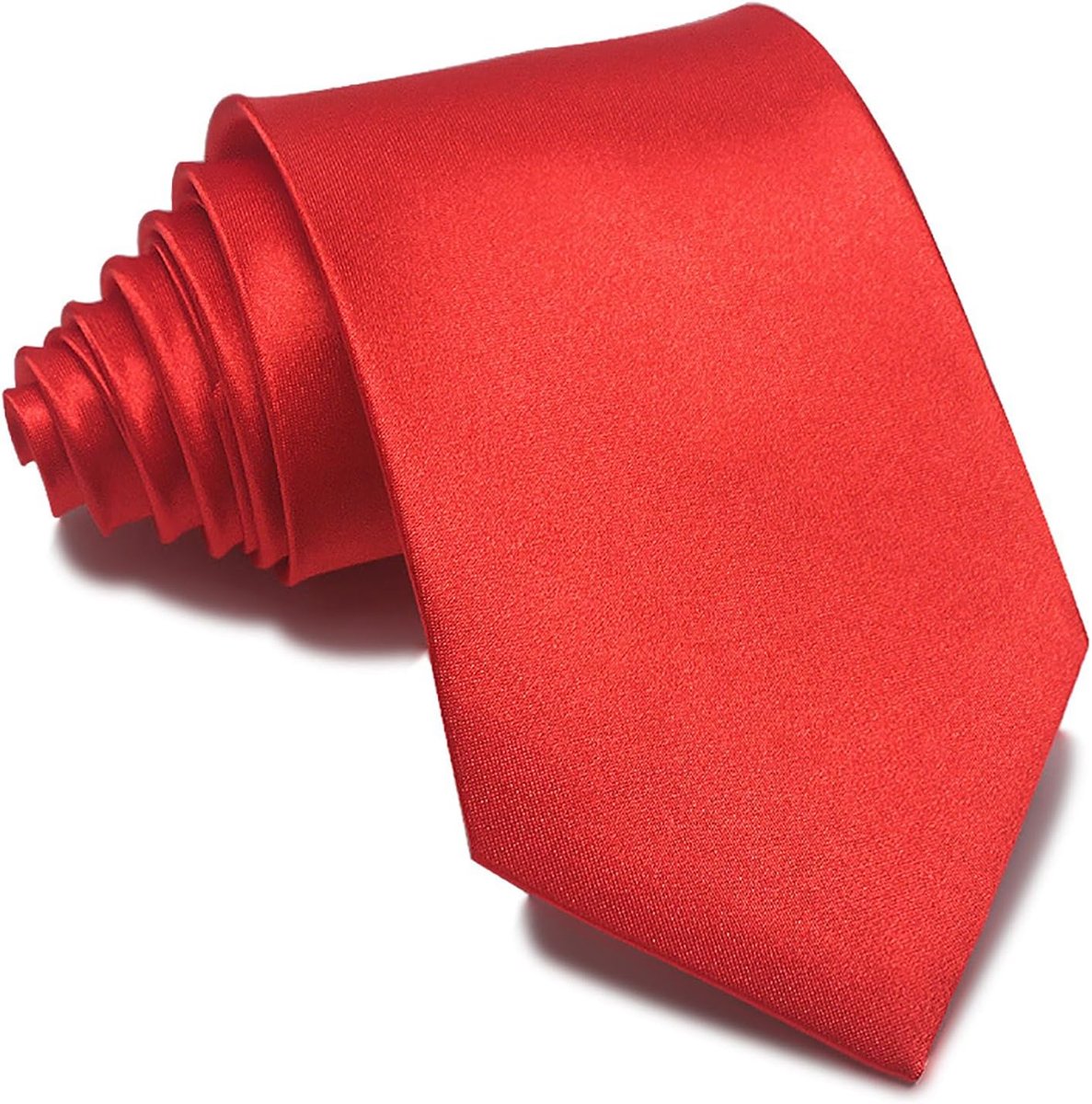 Men's tie classic 8 cm satin tie in monochrome design, suitable for weddings, office or festive occasions - ShopVlot