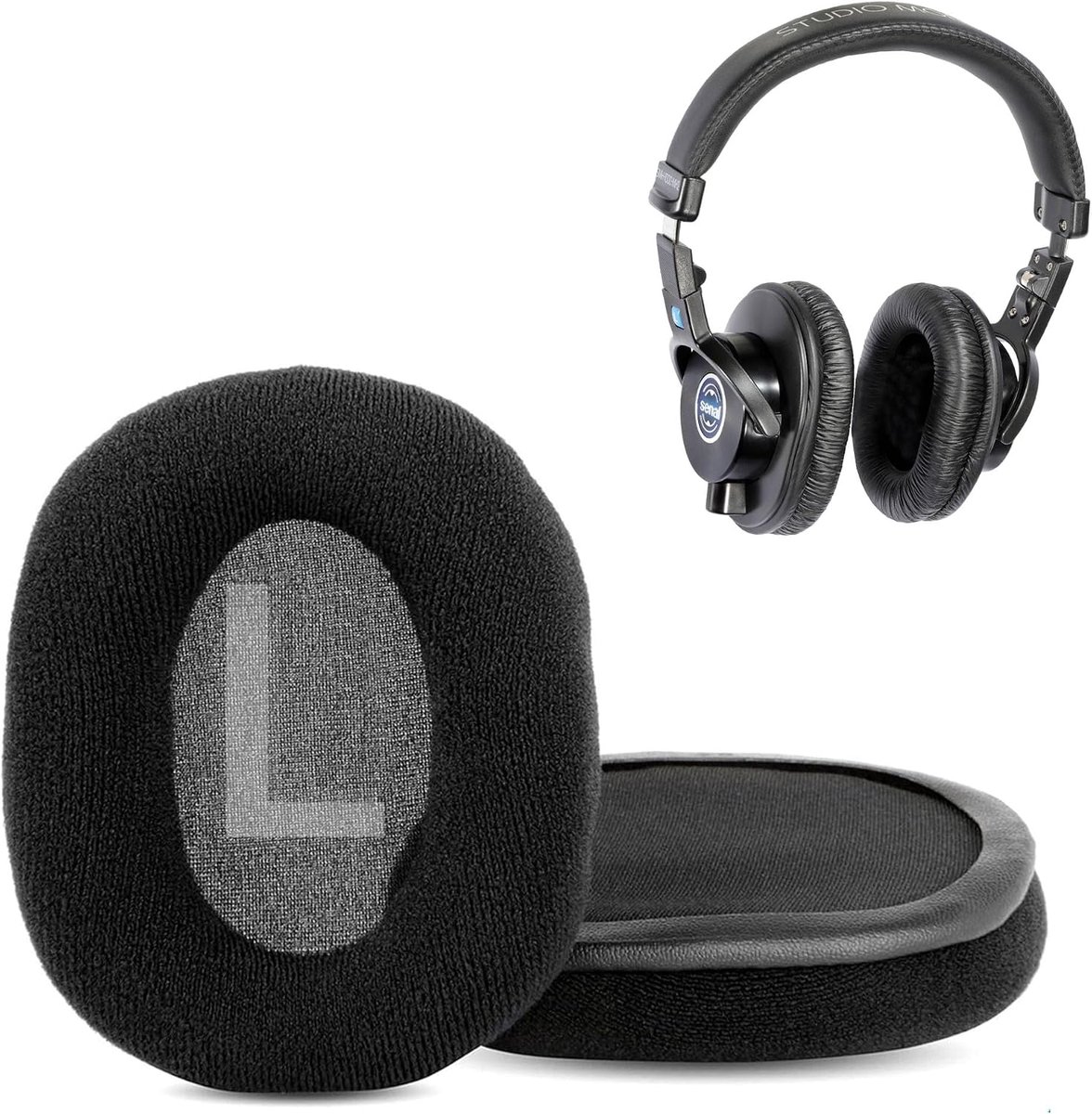 Ear Pads Compatible with Senal SMH-1000 SMH-1200 Monitor Headphones Ear Pads Replacement Pad (Soft Fabric/High Quality - ShopVlot
