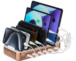 4Smarts Team 100W Laadstation 5x USB-C 1x USB-A Oplader Brons