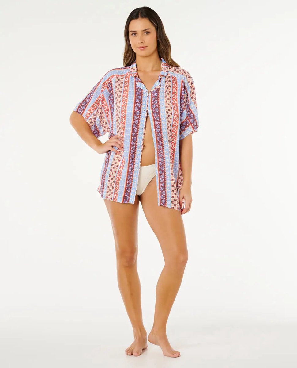 Rip Curl Ventura Viscose S/S Shirt - Multico