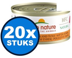 20x Almo Nature HFC - Tonijn & Kip - Kattenvoer Natvoer - 70g