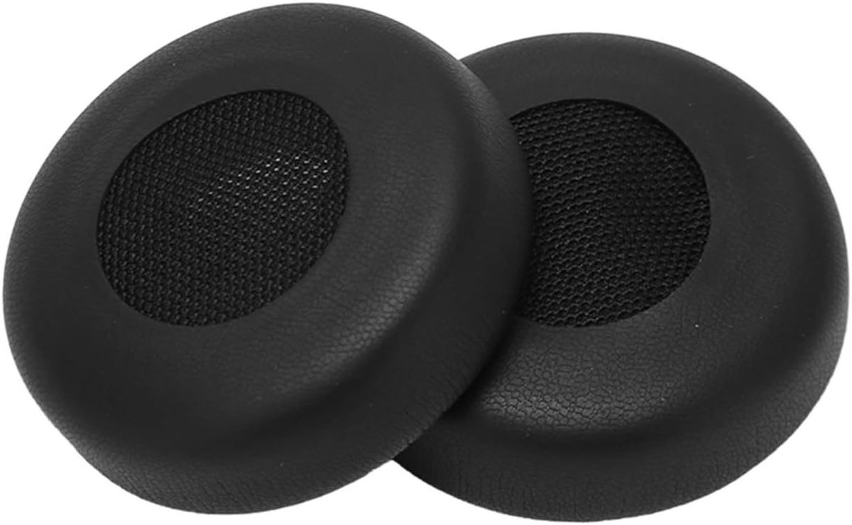 Comfortabele Vervangende Oorkussens voor Evolve Hoofdtelefoons, Geluidsisolatie, Geheugenfoam en Echte Leer voor Optimale Geluidskwaliteit