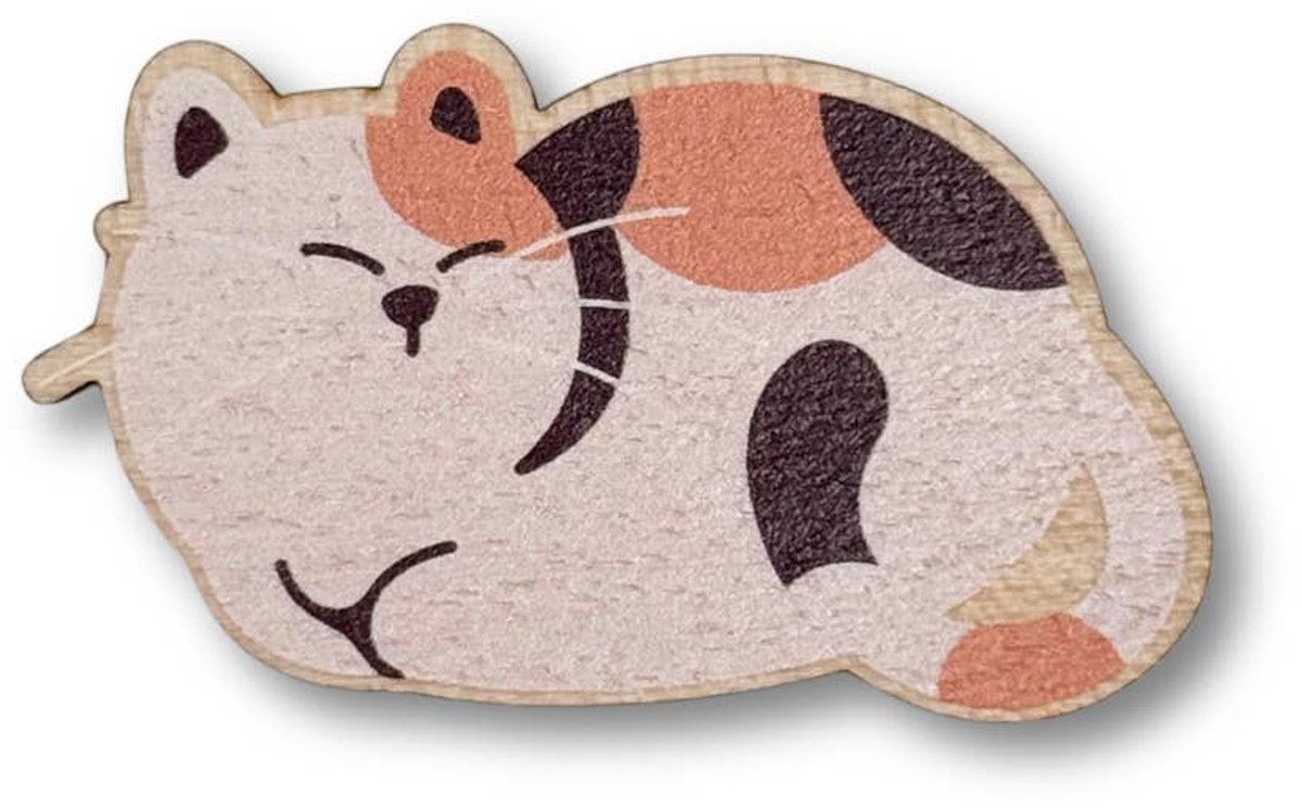 Naaldenhouder - Cat Needle Minder - Calico - The Crafty Kit Company