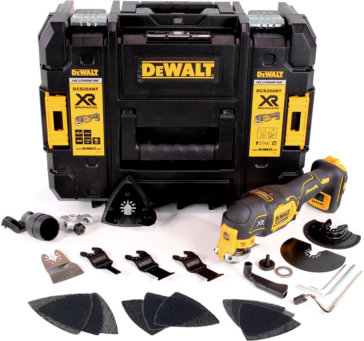 DeWALT DCS356NT Accu multitool + accessoires 18V XR Basic Body in TSTAK