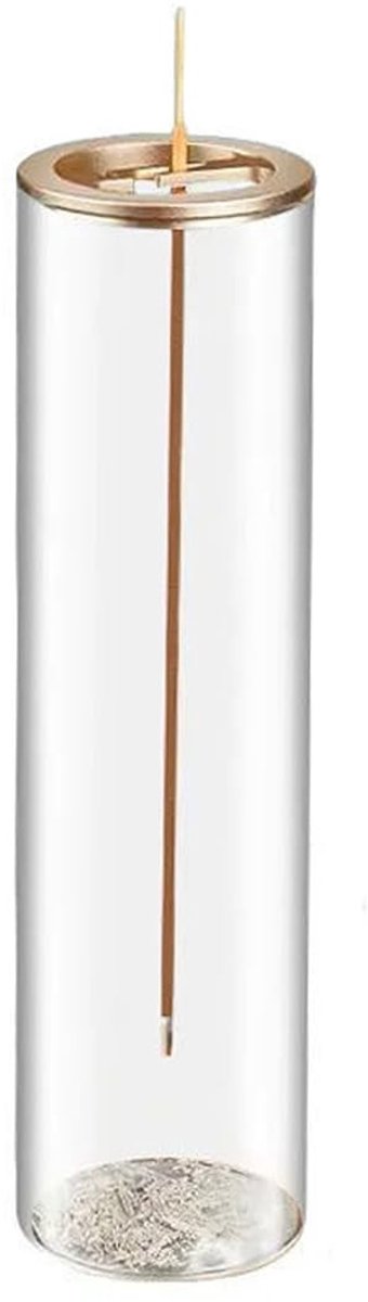 Dailygoods - Wierookhouder voor Stokjes met Afneembare Glazen Asvanger