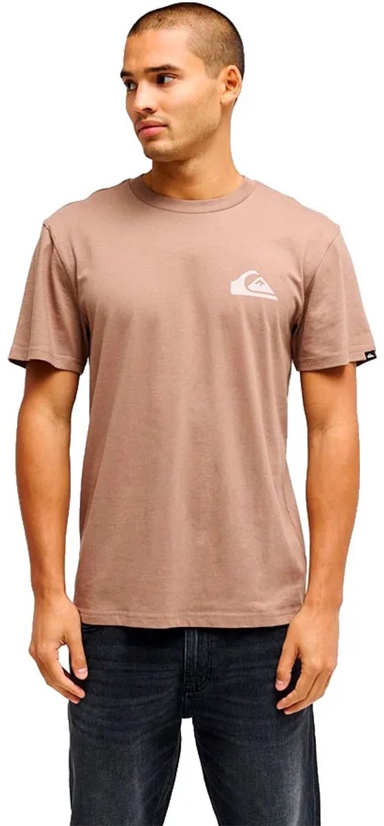 Quiksilver Evo Mini Logo T-shirt Met Korte Mouwen S Man Pine Bark