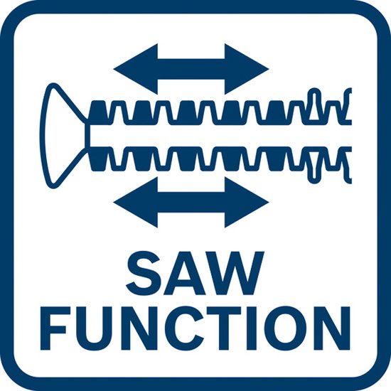 Logo met twee getande lijnen en pijlen die naar elkaar wijzen, tekst 'SAW FUNCTION'.