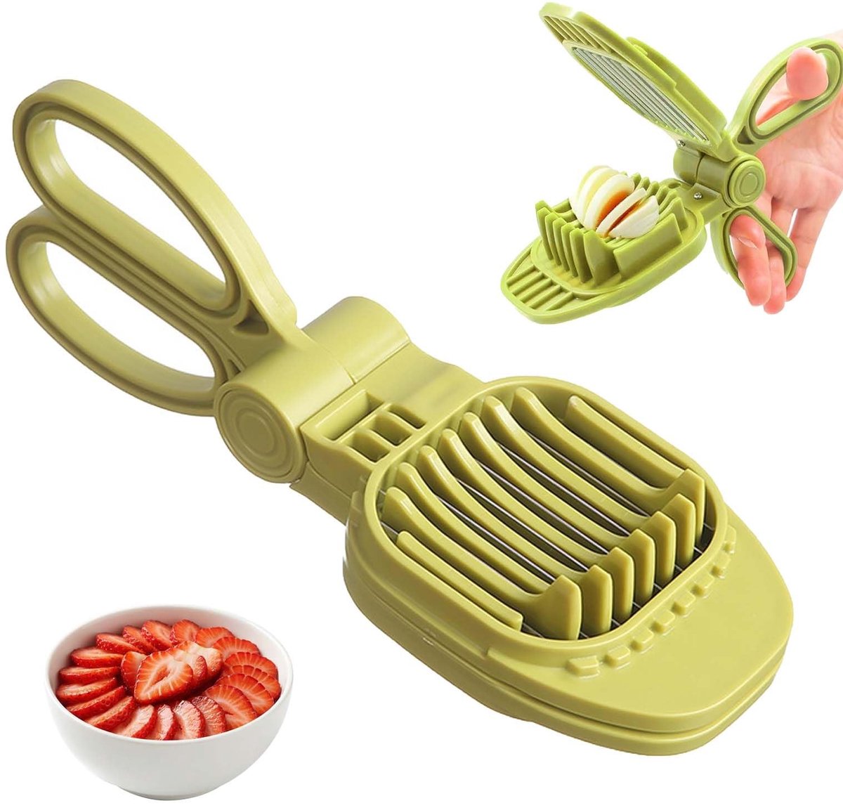 Solidchoice - RVS Fruit Snijder, Multifunctionele Groente- en Fruit Cutter