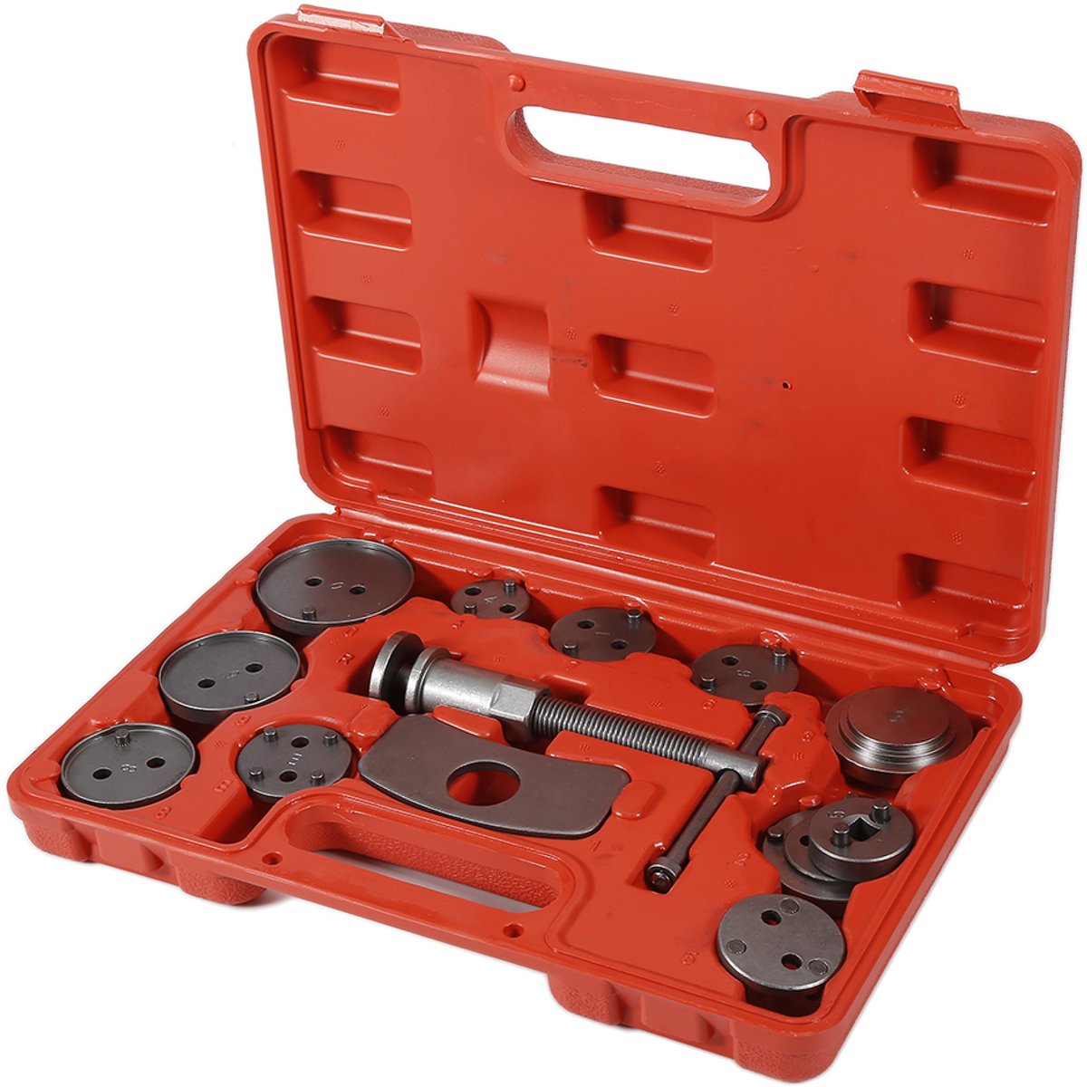 PIPIPOXER Remzuiger remklauw terugstel terugdraai set 12 delig -remzuigerterugsteller Remmenset Zuigerterugsteller Reparatieset Universele auto-terugsteller Remklauwzuiger Toolkit Spindel