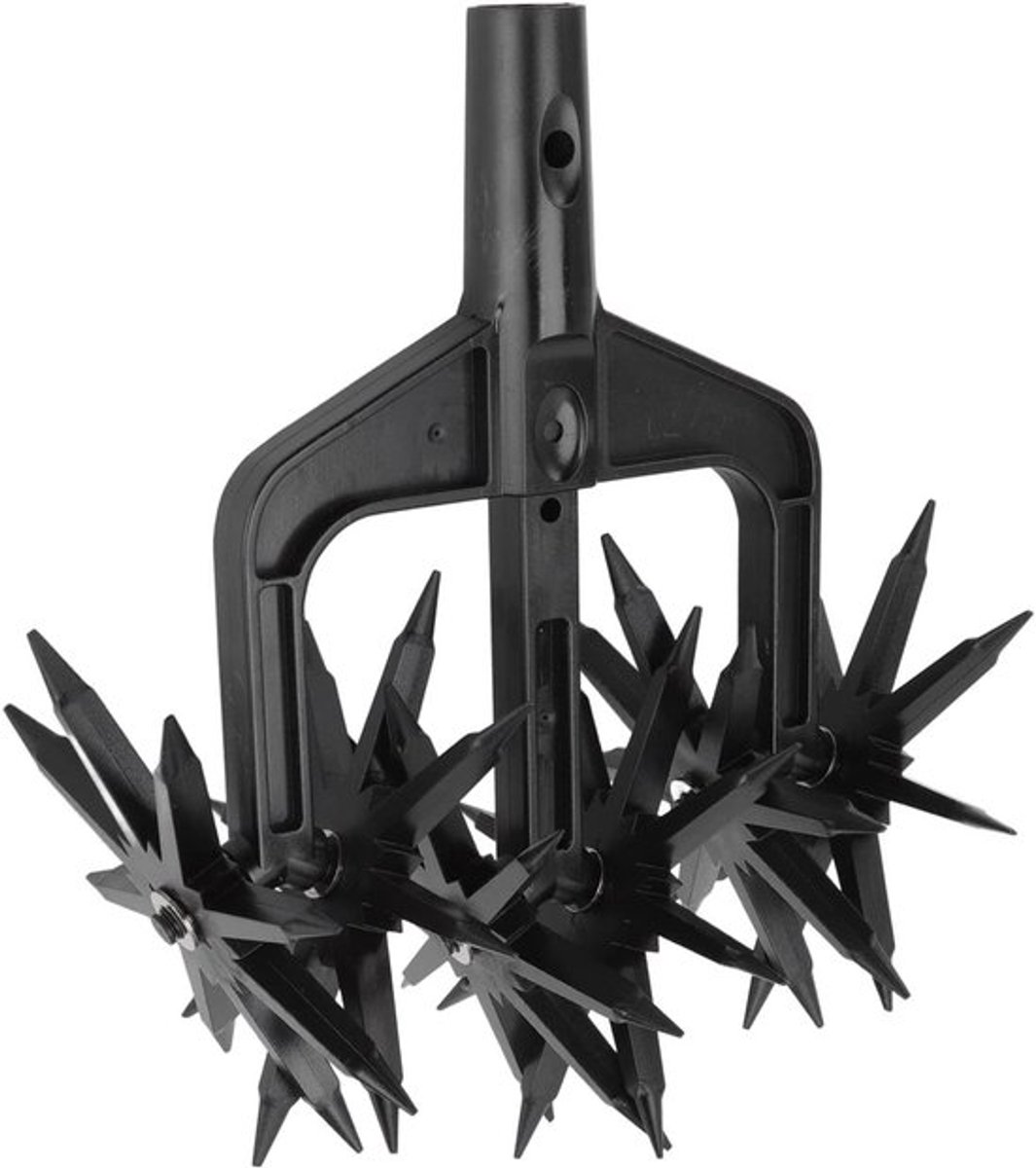 2-in-1 Grondbeluchter en Tuincultivator - Rotonde Tiller voor Tuinen, Terrassen en Grondverbetering