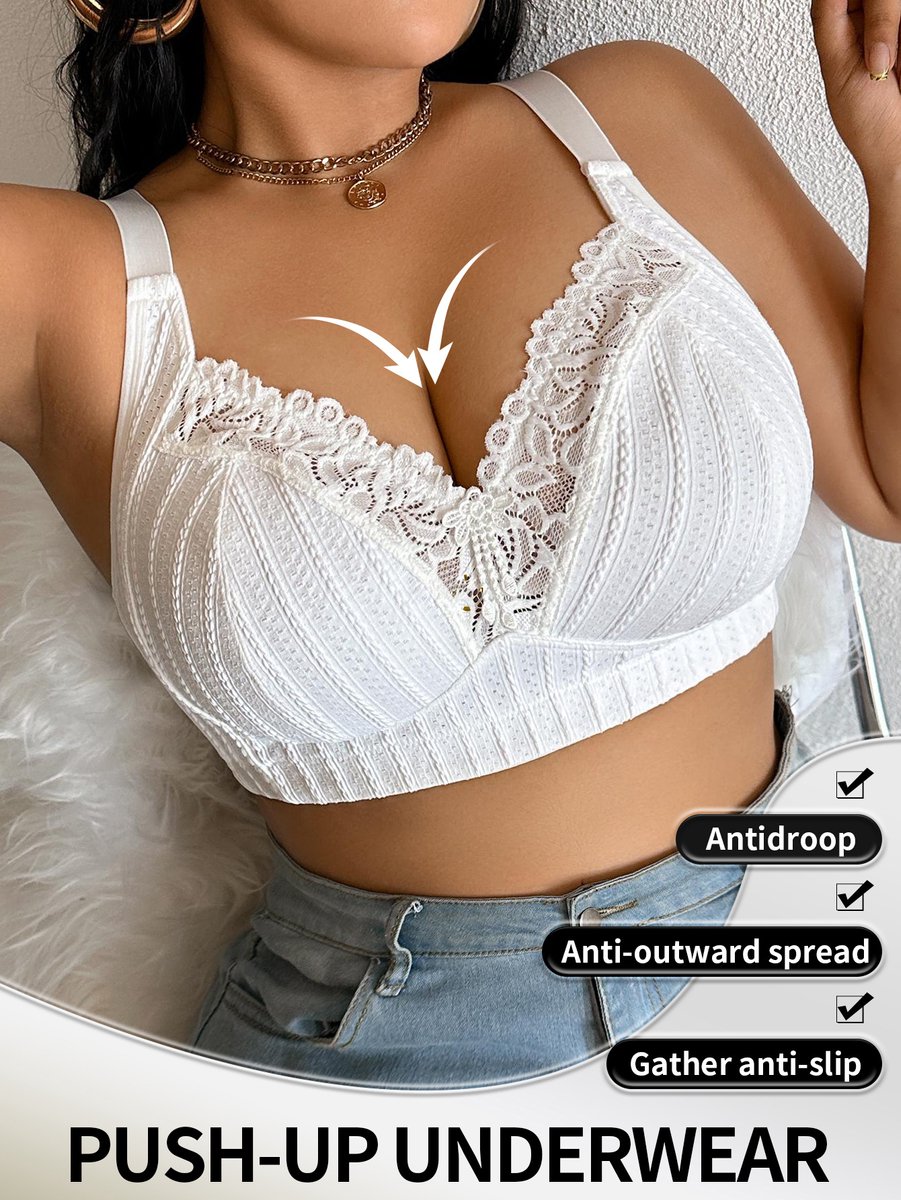 casalora – Sexy grote maten push-up bh – naadloos dun model— 90C – mooie rug – S-vormige comfortabele ondersteuning – voorkomt doorhangen & uitwaaieren – maakt grote borsten slanker – casual & comfortabel