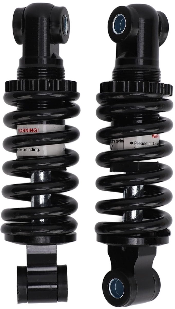 Solidchoice - Verstelbare Achterschokdemper 125mm voor Elektrische Fiets en Motorfiets