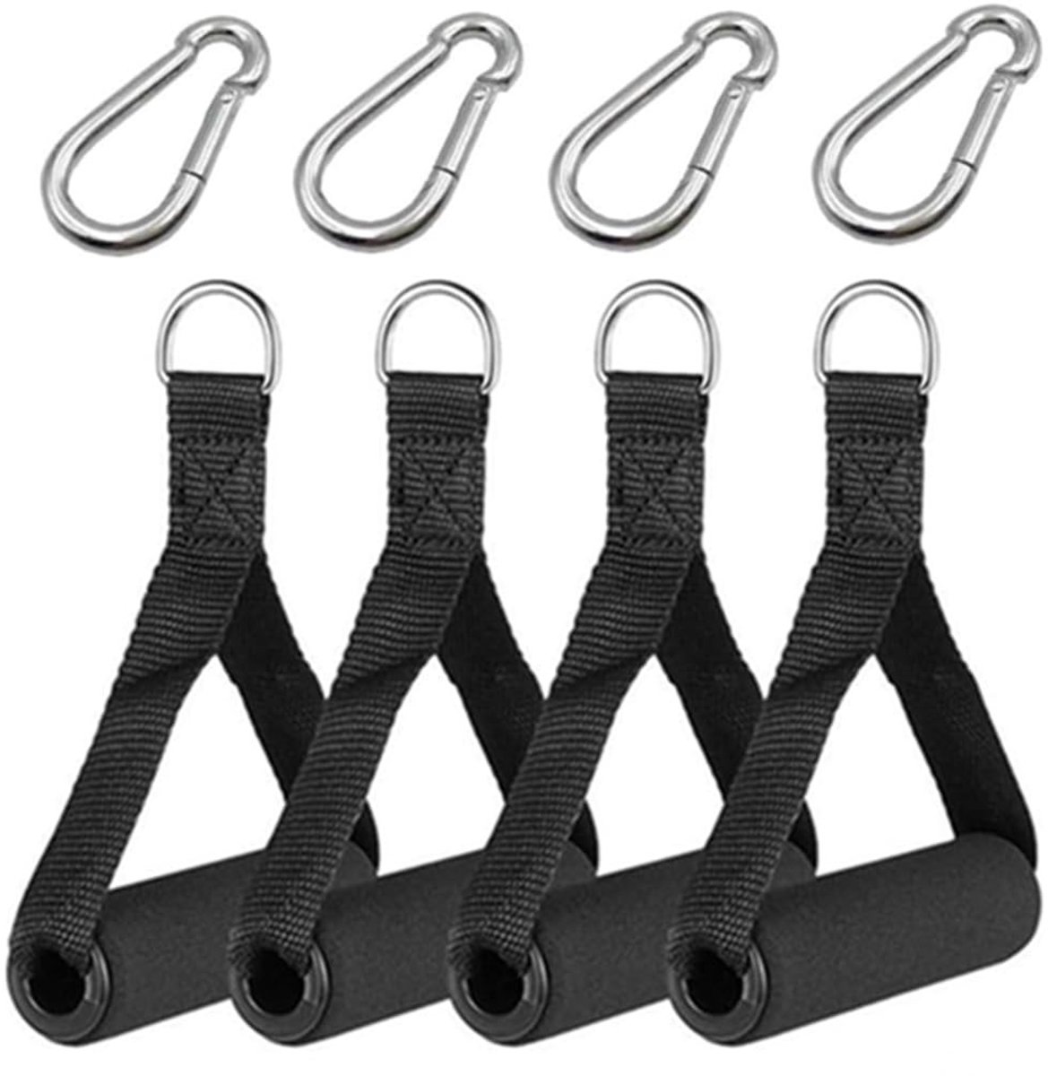 Solidchoice - 4 Stuks Handgrepen voor Weerstandsbanden - Fitness Accessoires voor Thuis en Gym