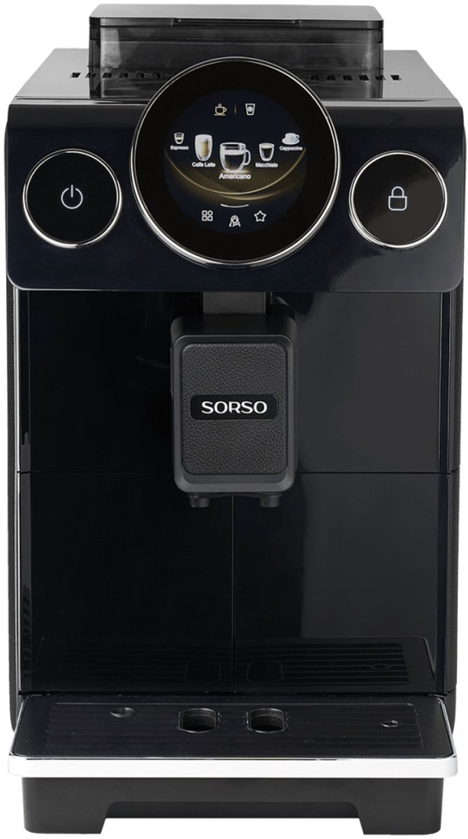 SORSO Terra T3 Volautomatische koffiemachine bonen met cold brew / ijskoffie - Zwart