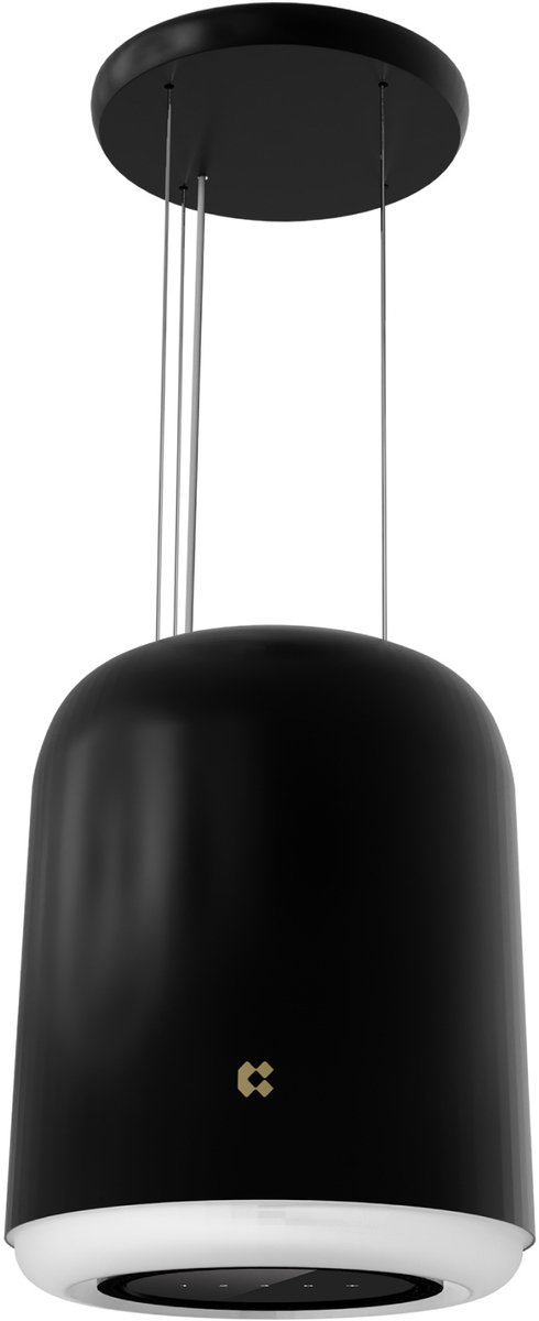 CIARRA CBCB4833- Kookeiland Afzuigkap Eilandkap A+ 474 m³/u – App & Touch Bediening – 4 Standen incl. Boost – Recirculatie – Zwart