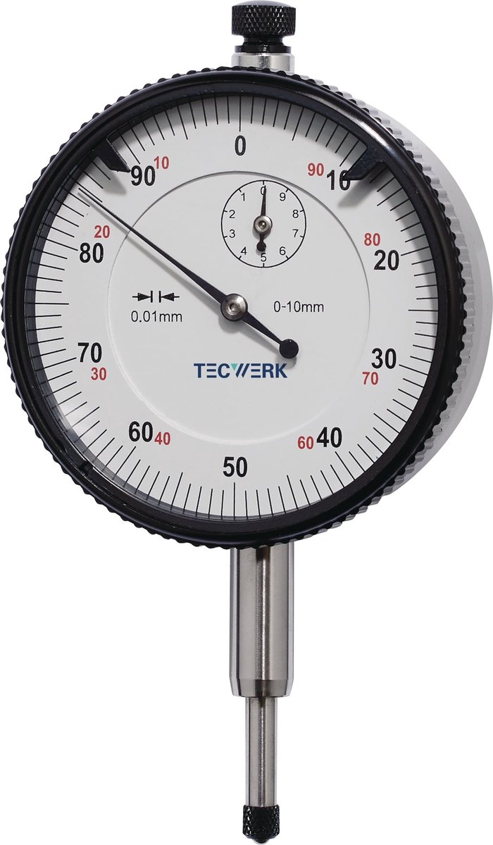 Meetklok DIN 878 10mm afl.0,01mm TECWERK