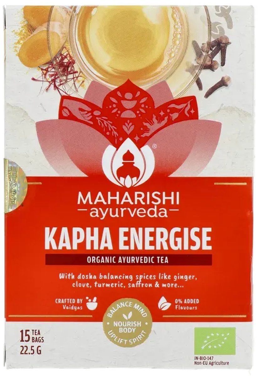 Maharishi Ayurveda Kapha Energise Thee (15 stuks)