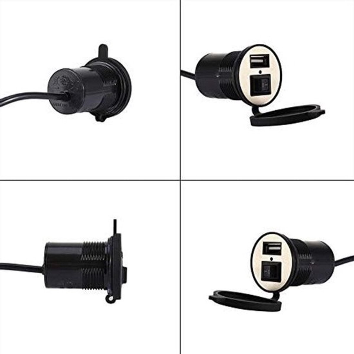 Oplaadbare USB Lader voor Motorfiets, Handvat Lader voor Smartphones en Accessoires
