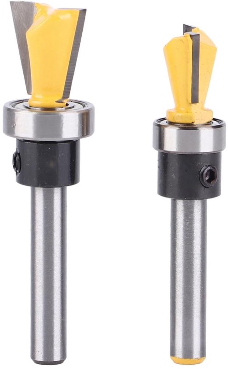 Dovetail freeset - 2-delige set - Inclusief opslagdoos - 1/4-schacht - Precisie houtbewerking - Ideaal voor professioneel en hobbygebruik